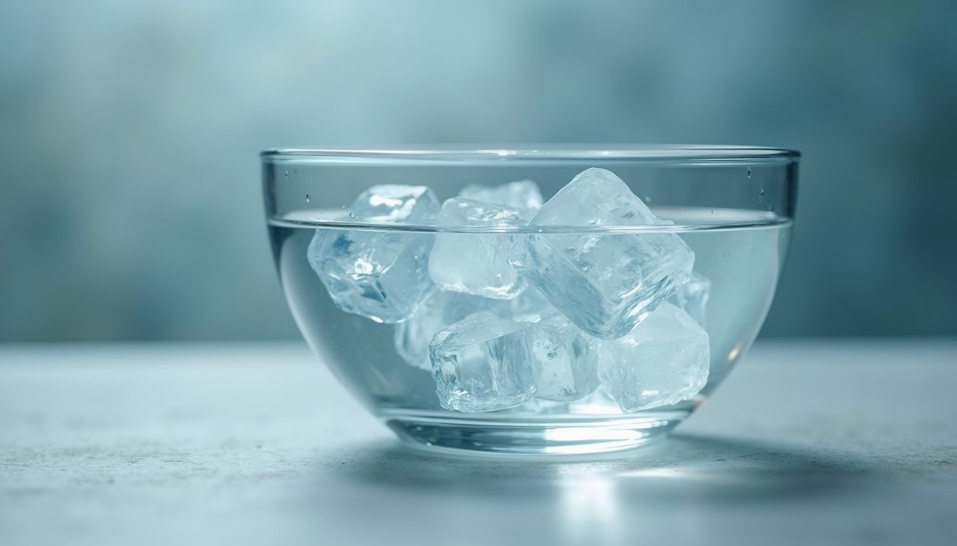 calming anxiety through cold water