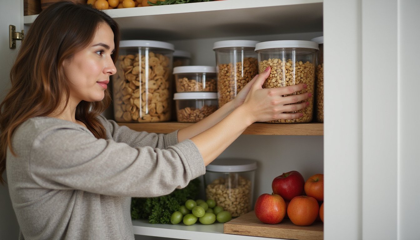 strategically organize visual food cues