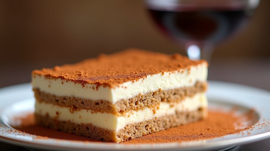 tiramisu alcohol content per serving