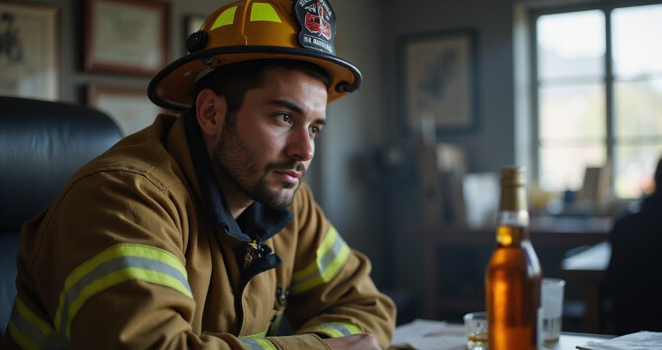 alcohol abuse in firefighters
