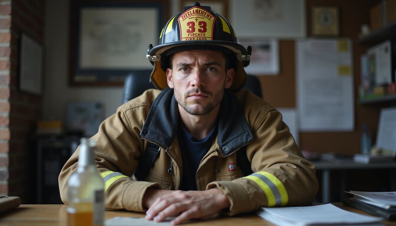 alcohol abuse in firefighters