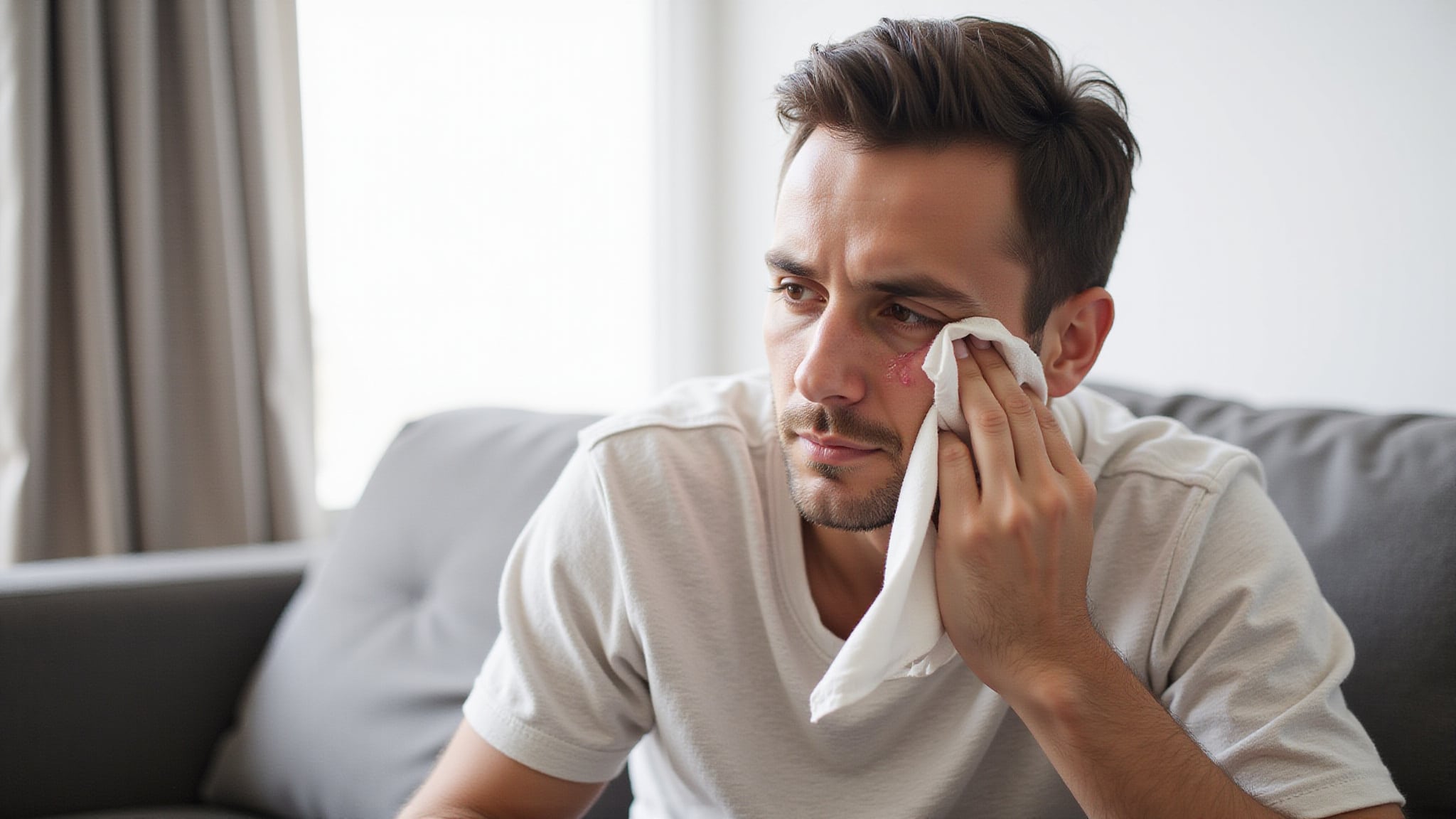 meth addicts develop painful facial sores