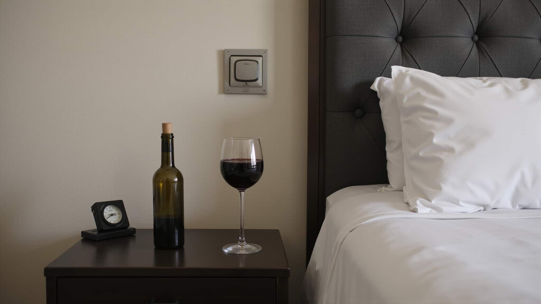 alcohol disrupts sleep and urination