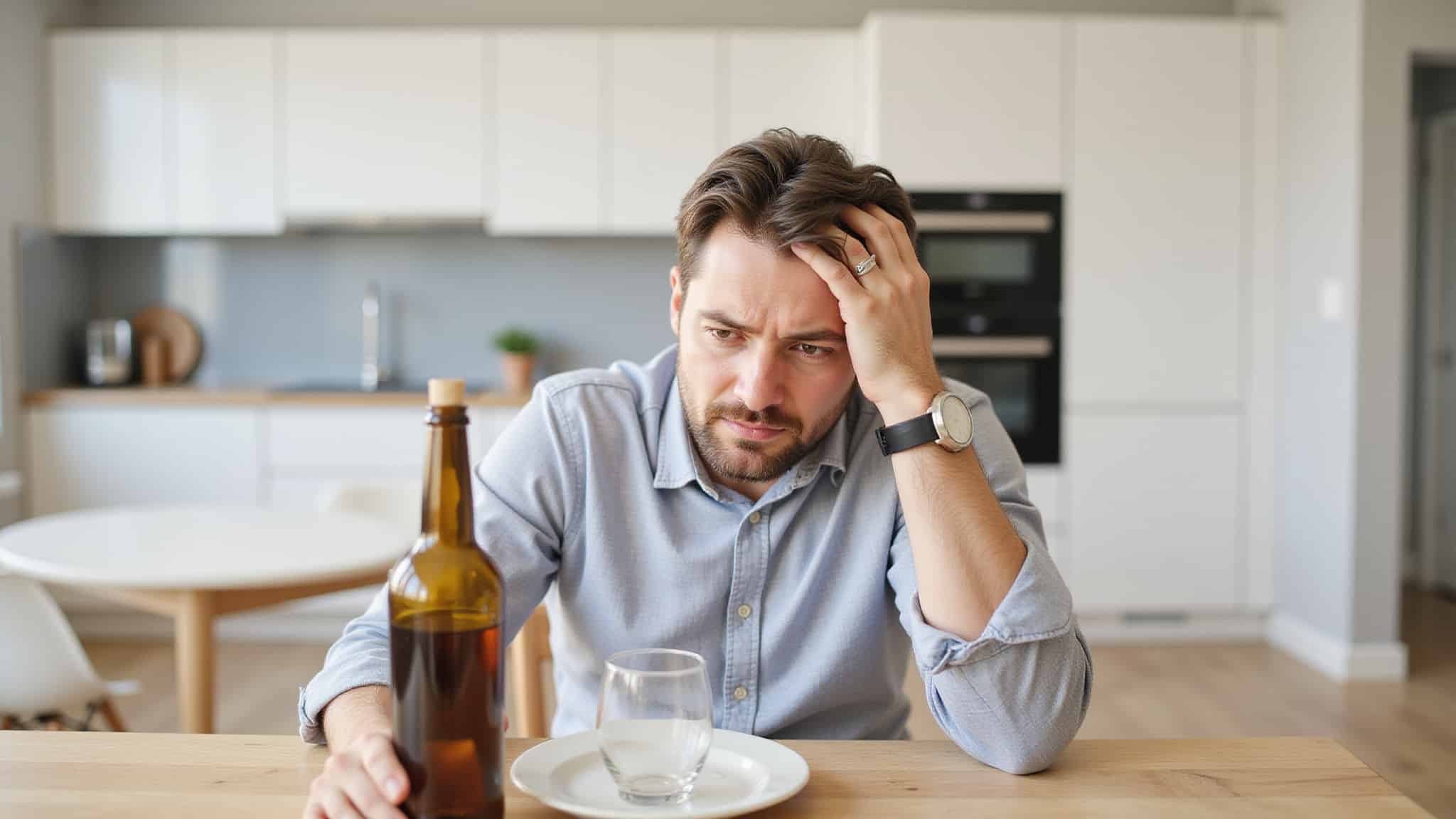 Fever symptoms following heavy drinking