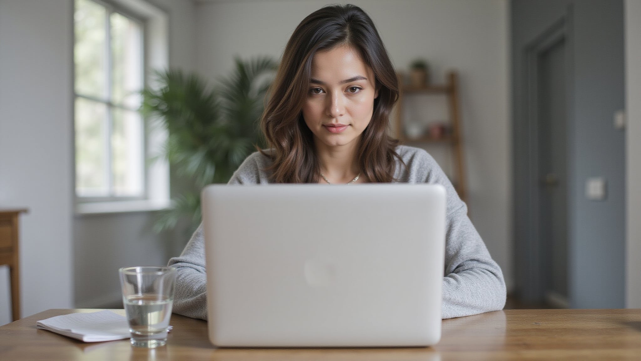 Telehealth addiction treatment on laptop
