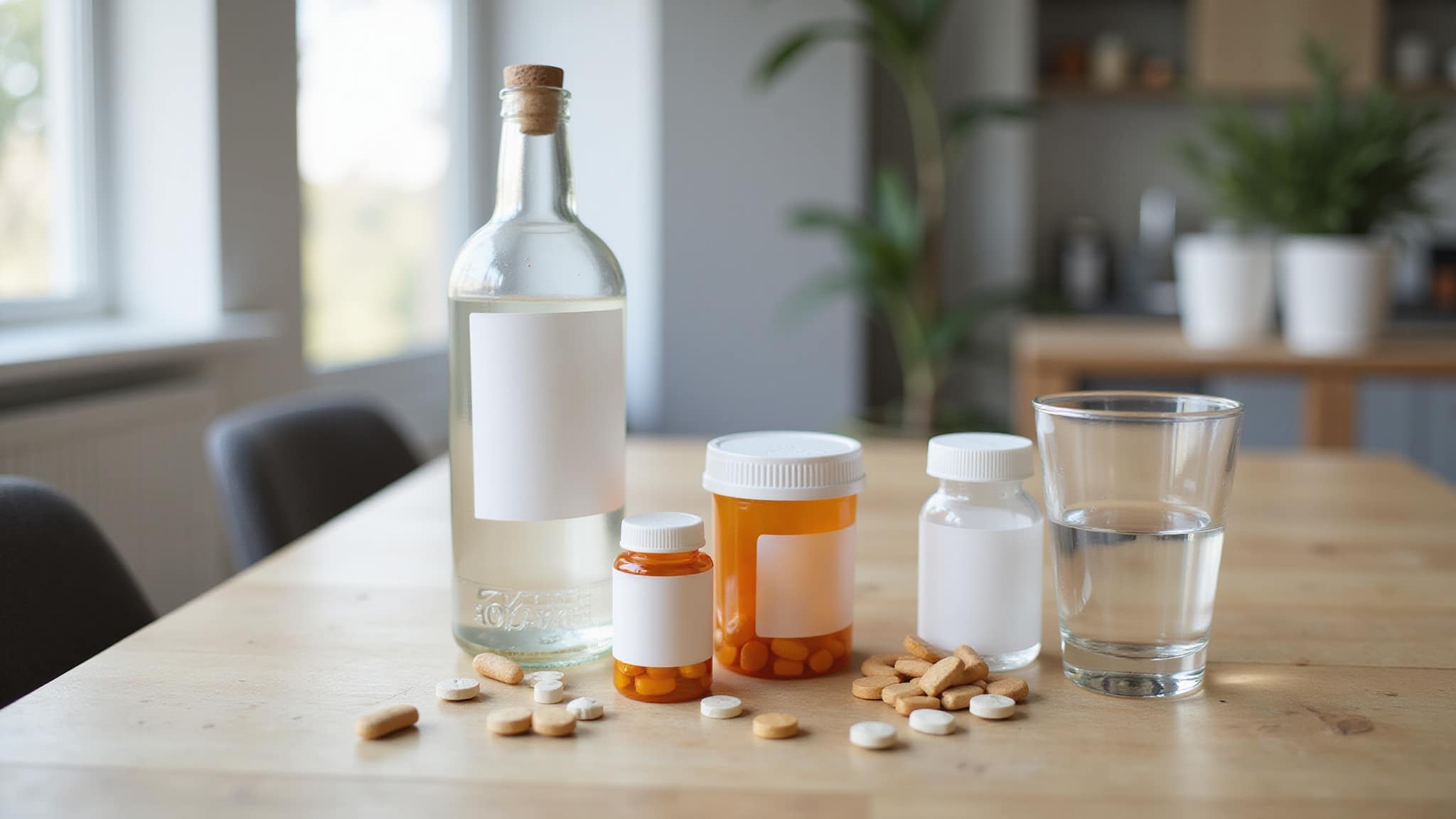 Alcohol and pills linked to substance use disorder