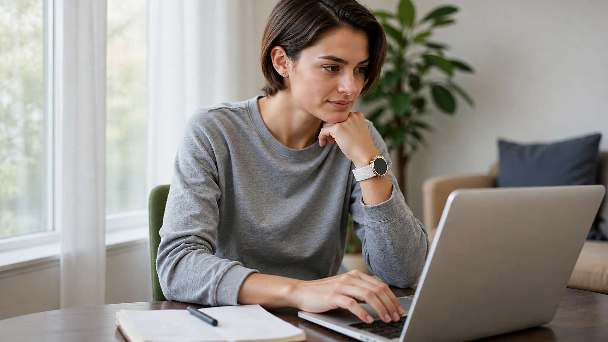Online addiction counseling on laptop.