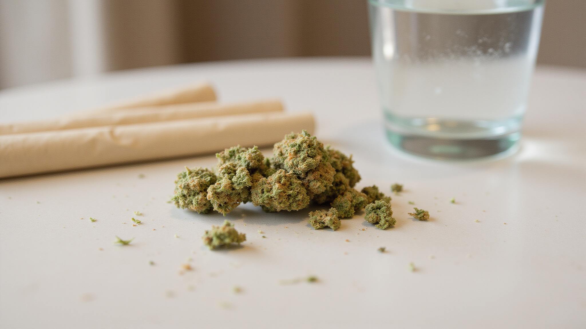 Cannabis use disorder symptoms.